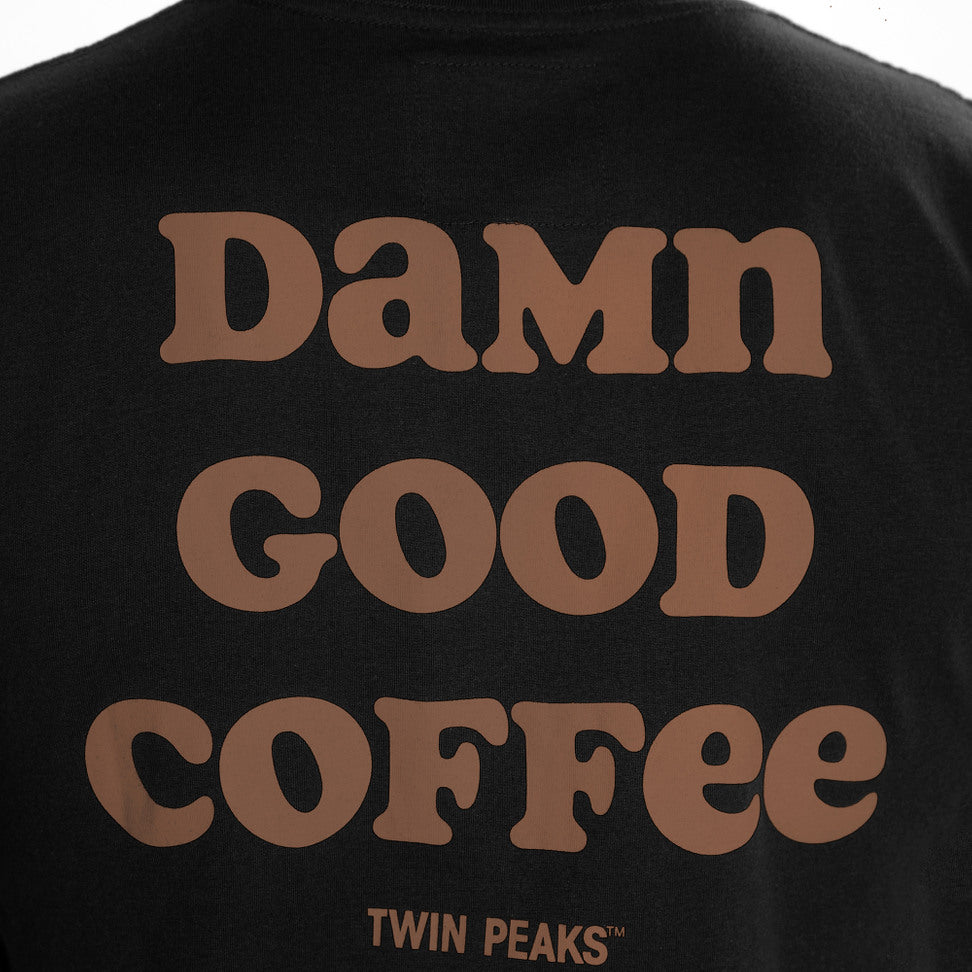 T-shirt Stockholm Good Coffee Black