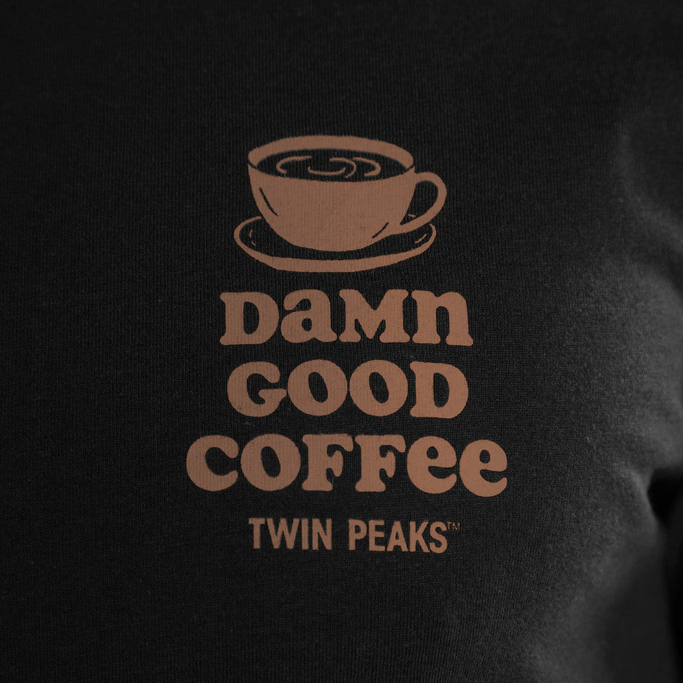 T-shirt Stockholm Good Coffee Black