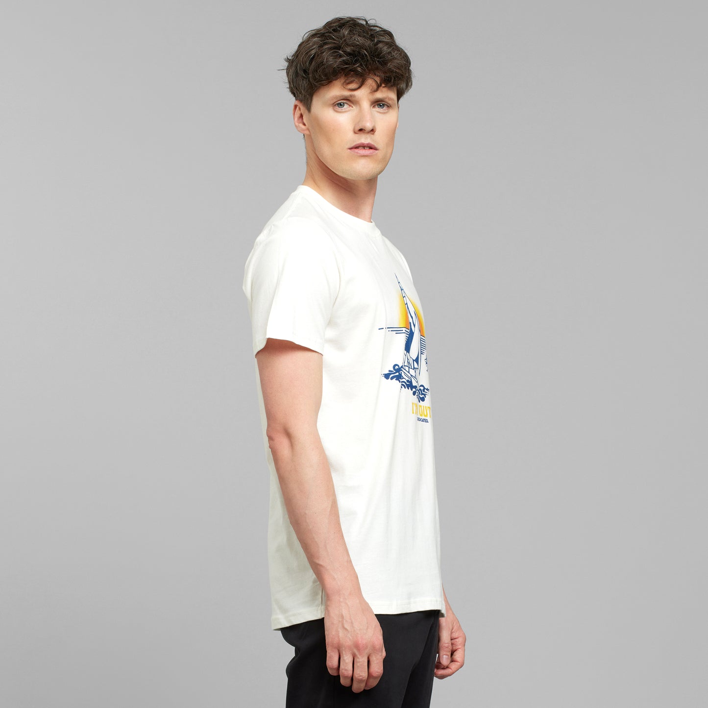 T-shirt Stockholm Im Out Off-White