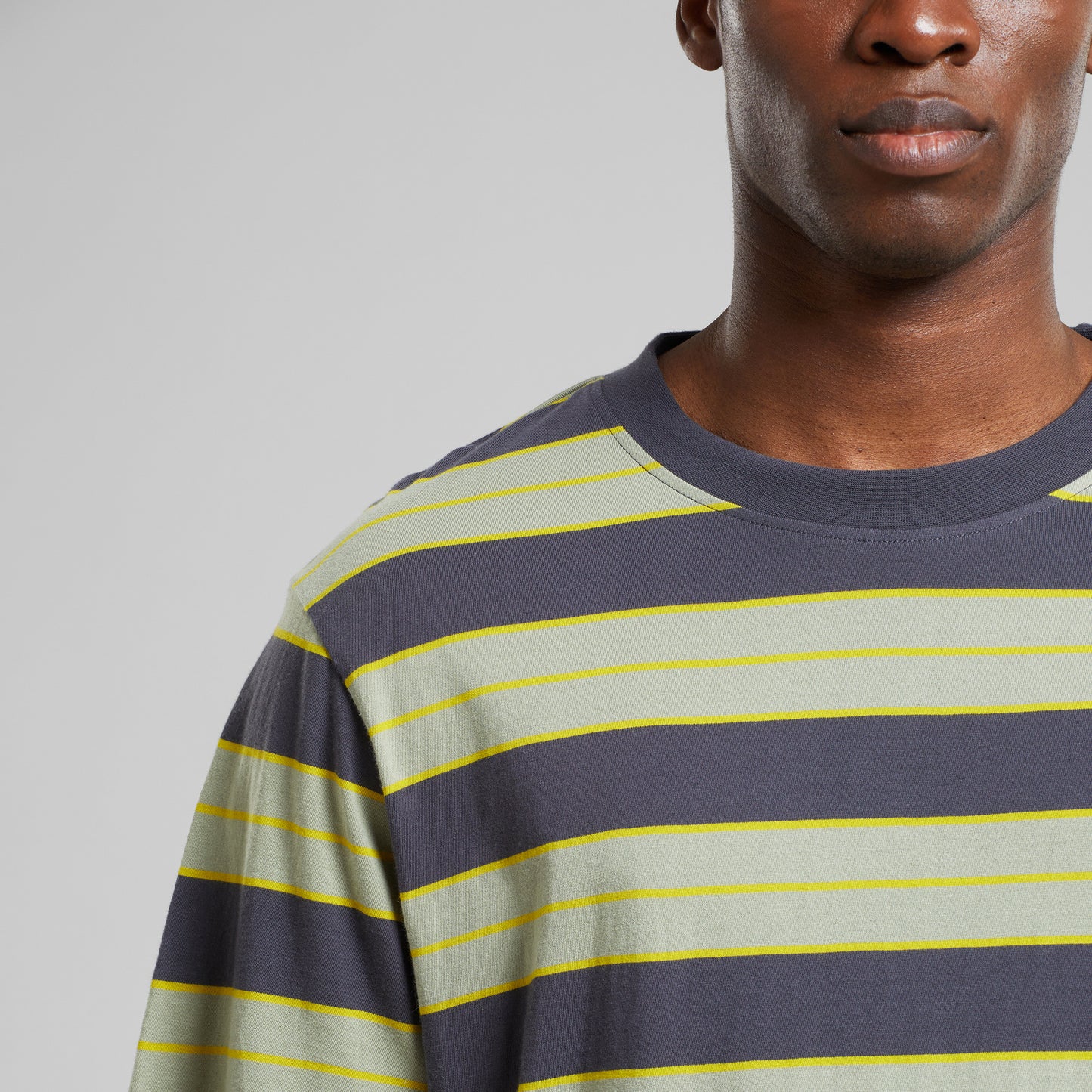 T-shirt Gustavsberg Retro Stripe Charcoal