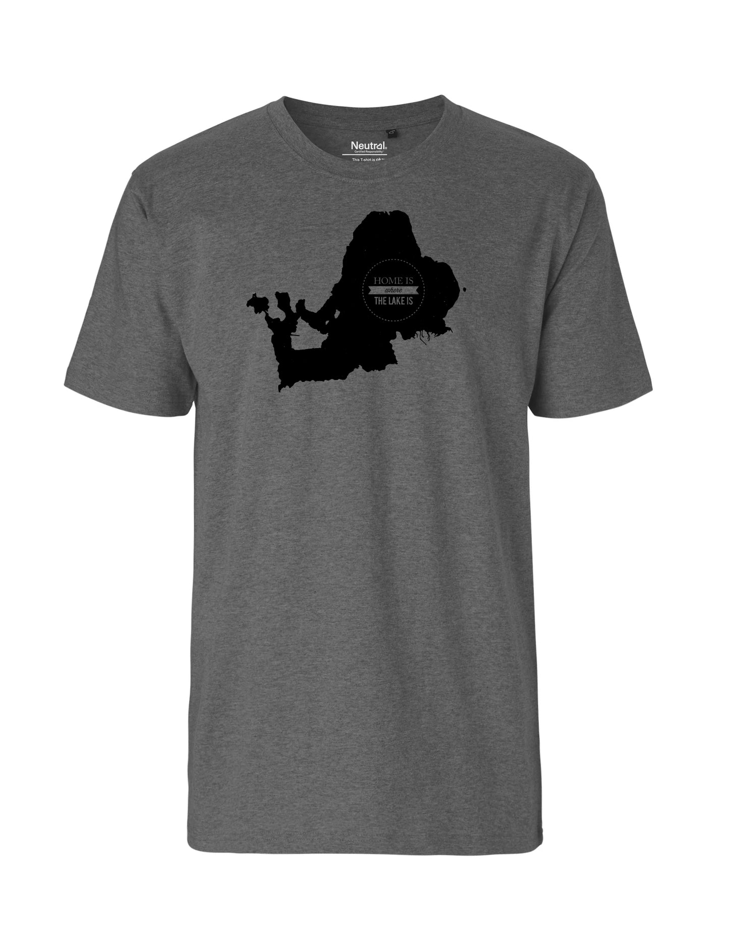 Chiemseemotiv T-Shirt Dark Grey