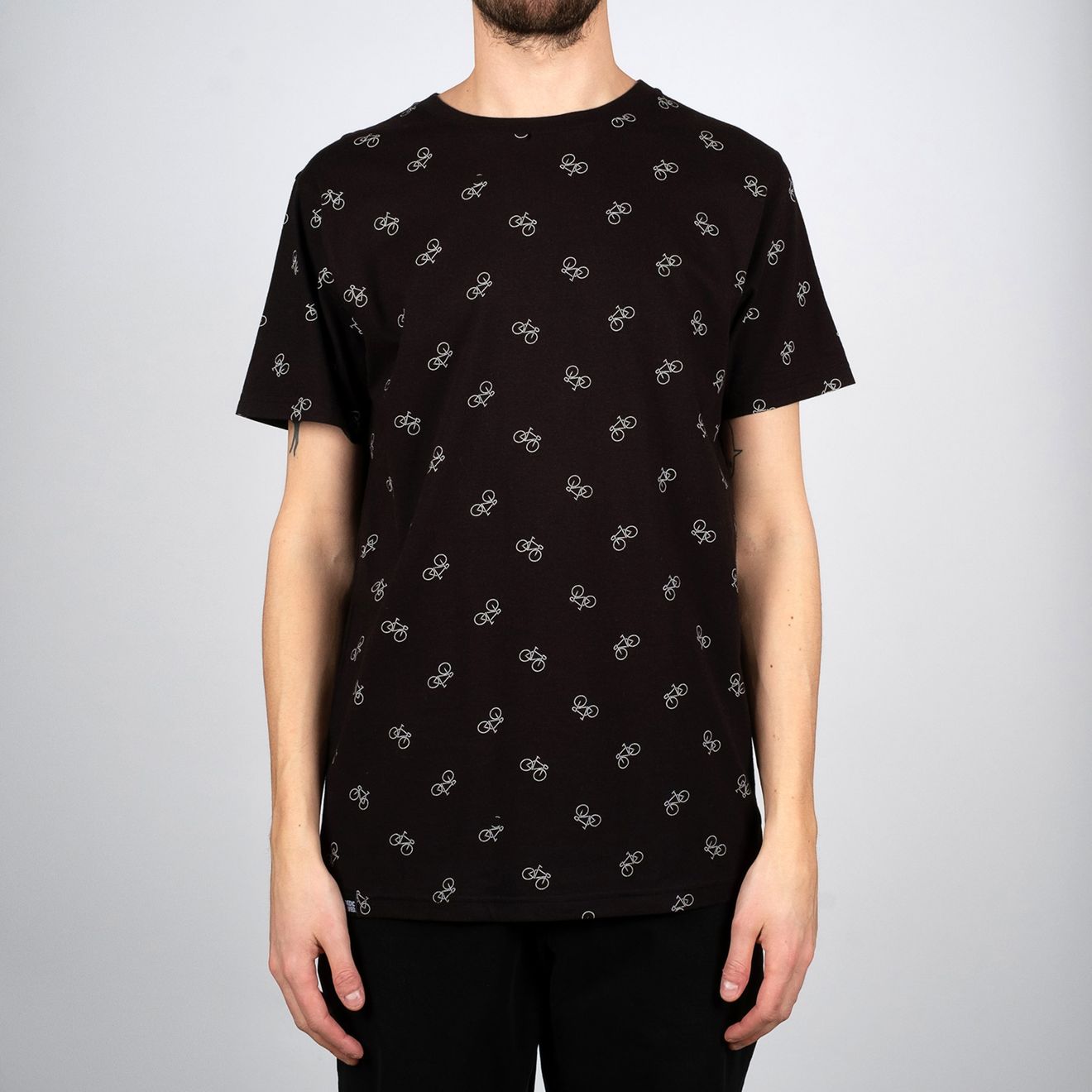 T-Shirt Stockholm Bike Pattern