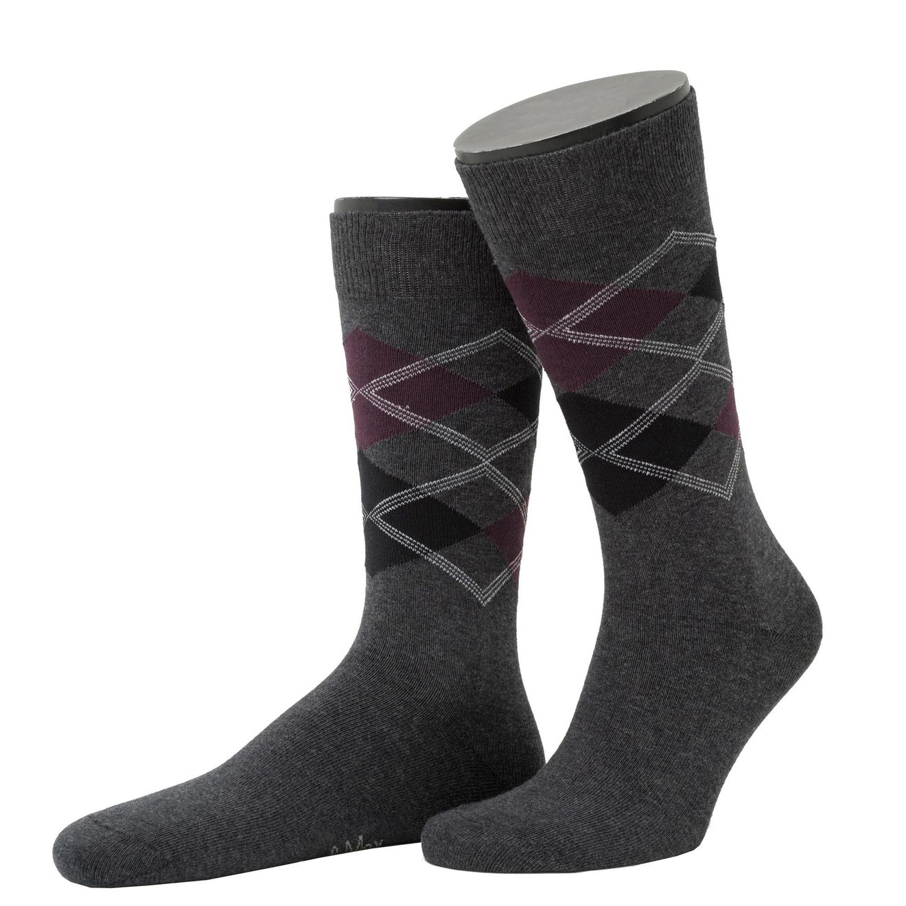 Argyle Pattern Bio-Baumwolle Socken