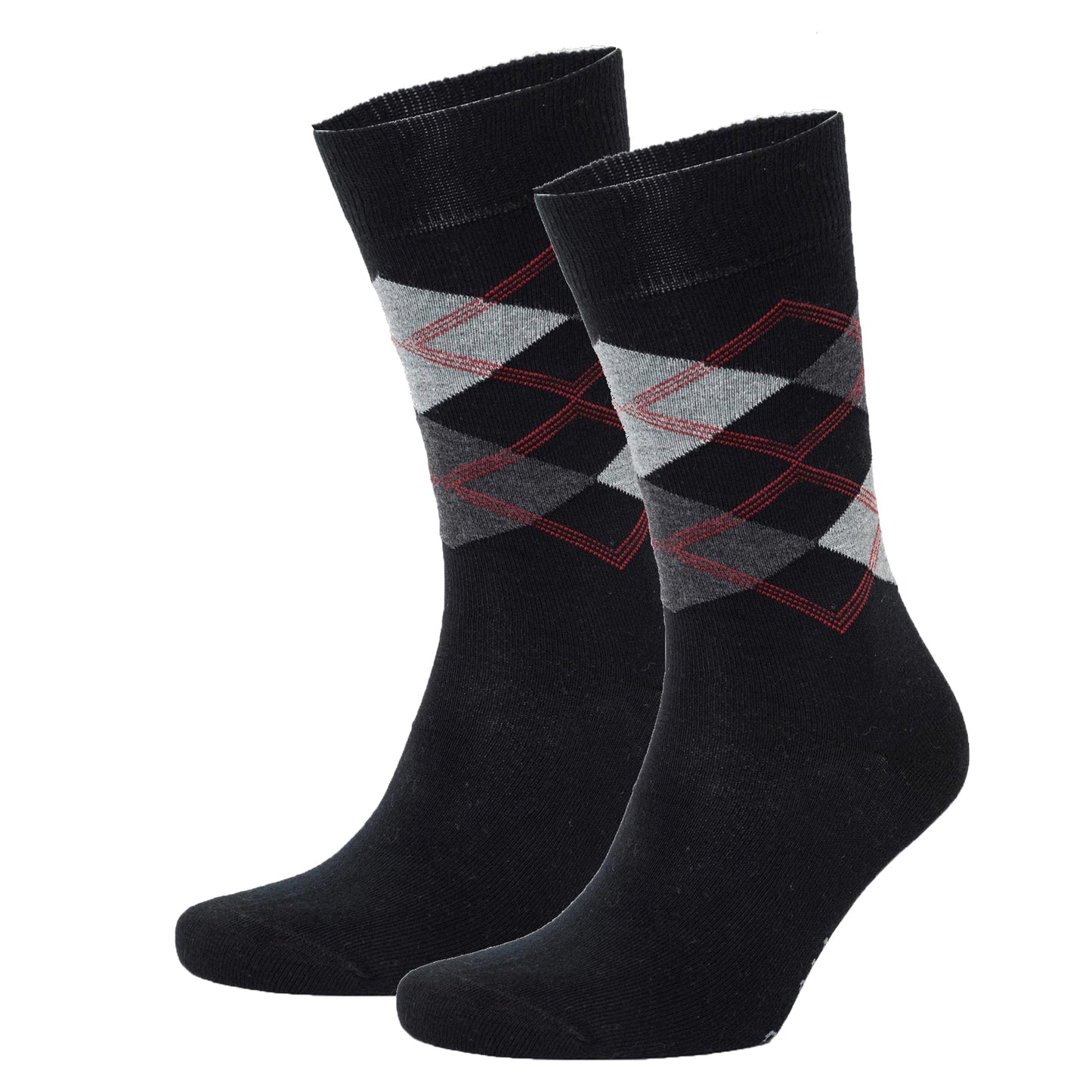 Argyle Pattern Bio-Baumwolle Socken