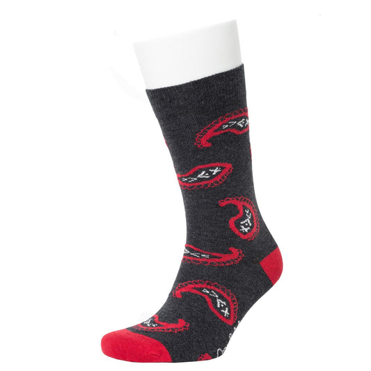Paisley Pattern Bio-Baumwolle Socken