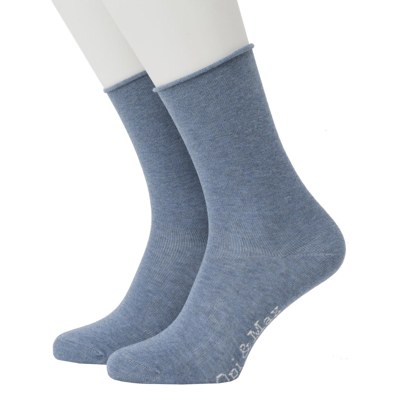Roll Top Plain Bio-Baumwolle Rollsocken