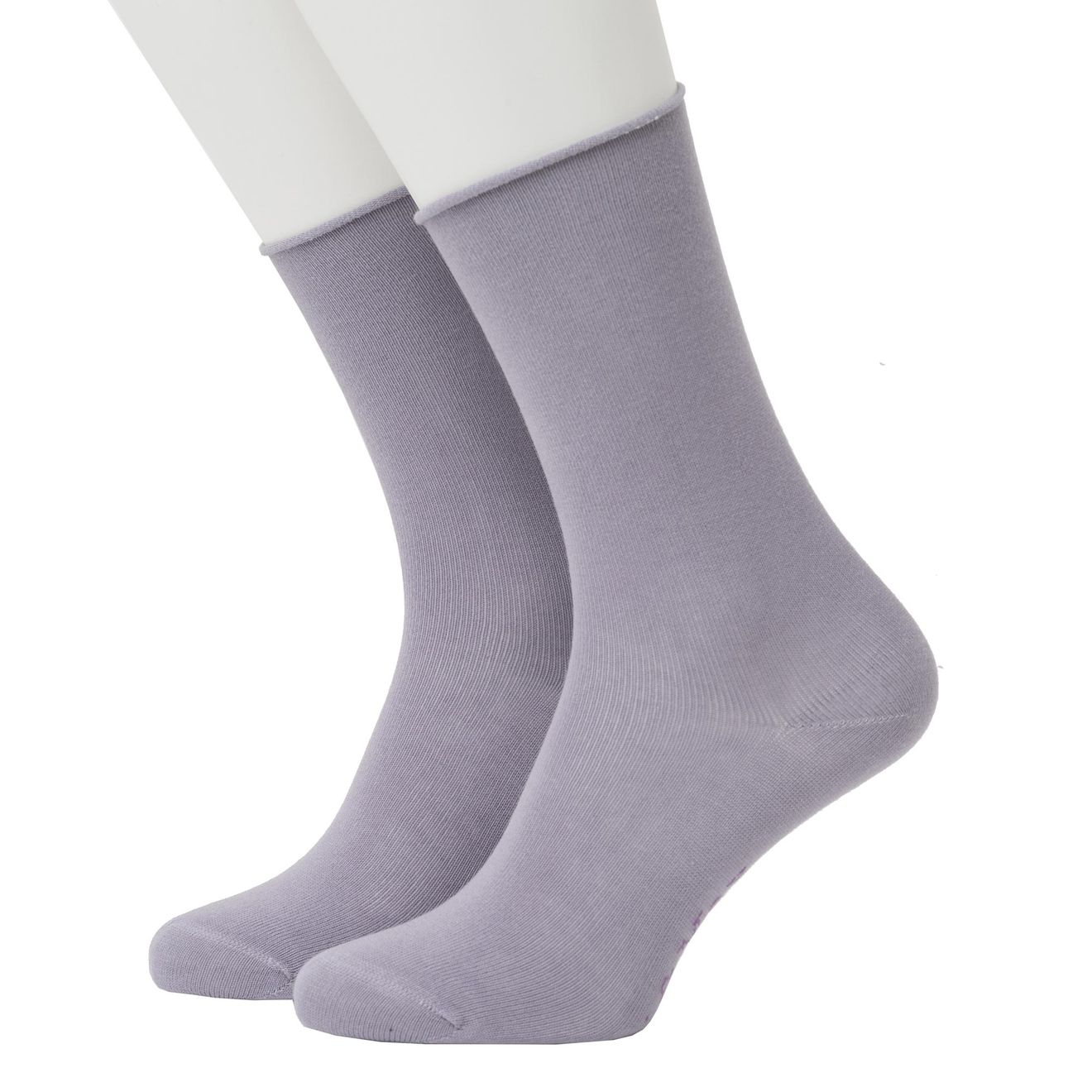 Roll Top Plain Bio-Baumwolle Rollsocken
