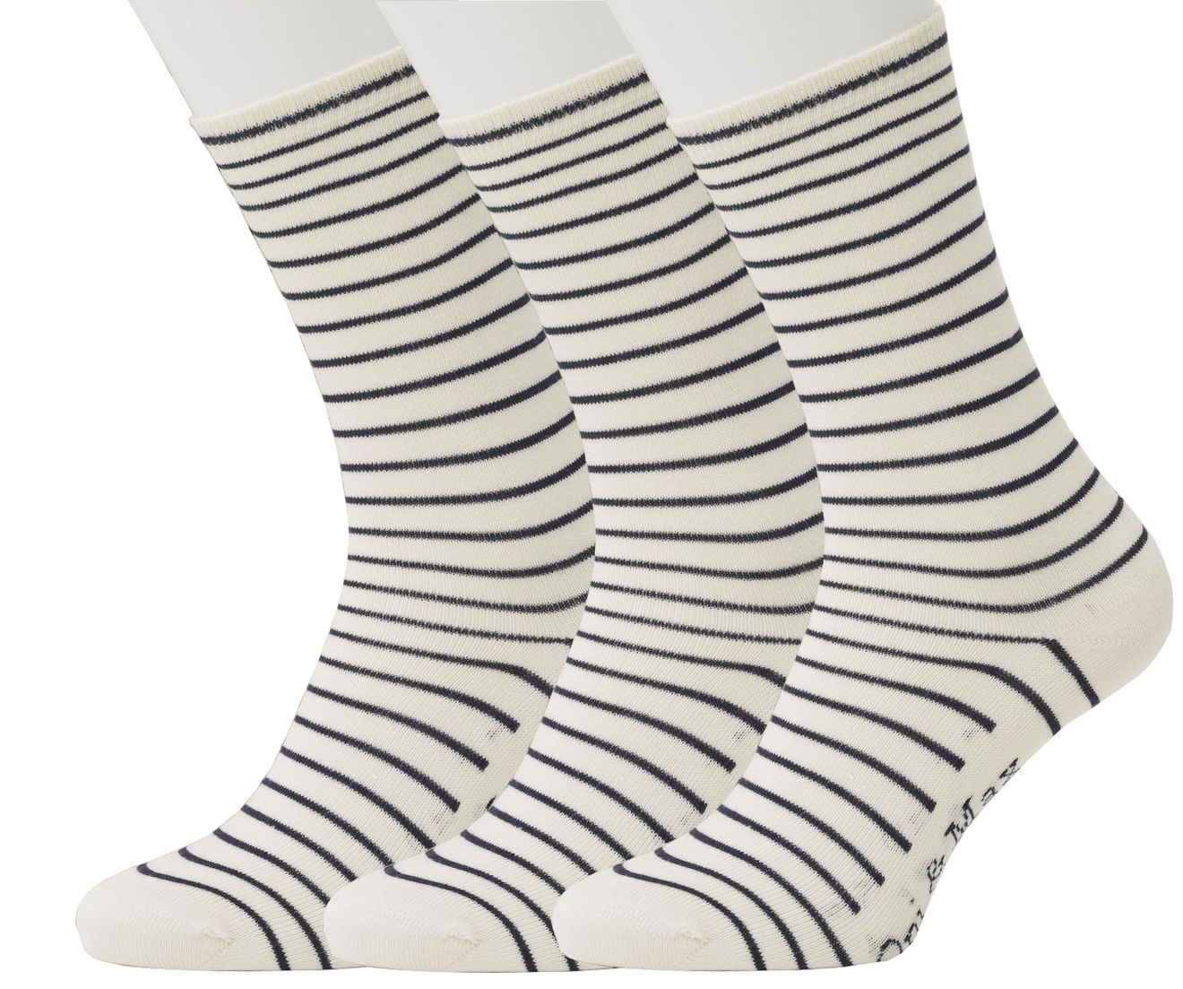 Stripe Pattern Bio-Baumwolle Socken