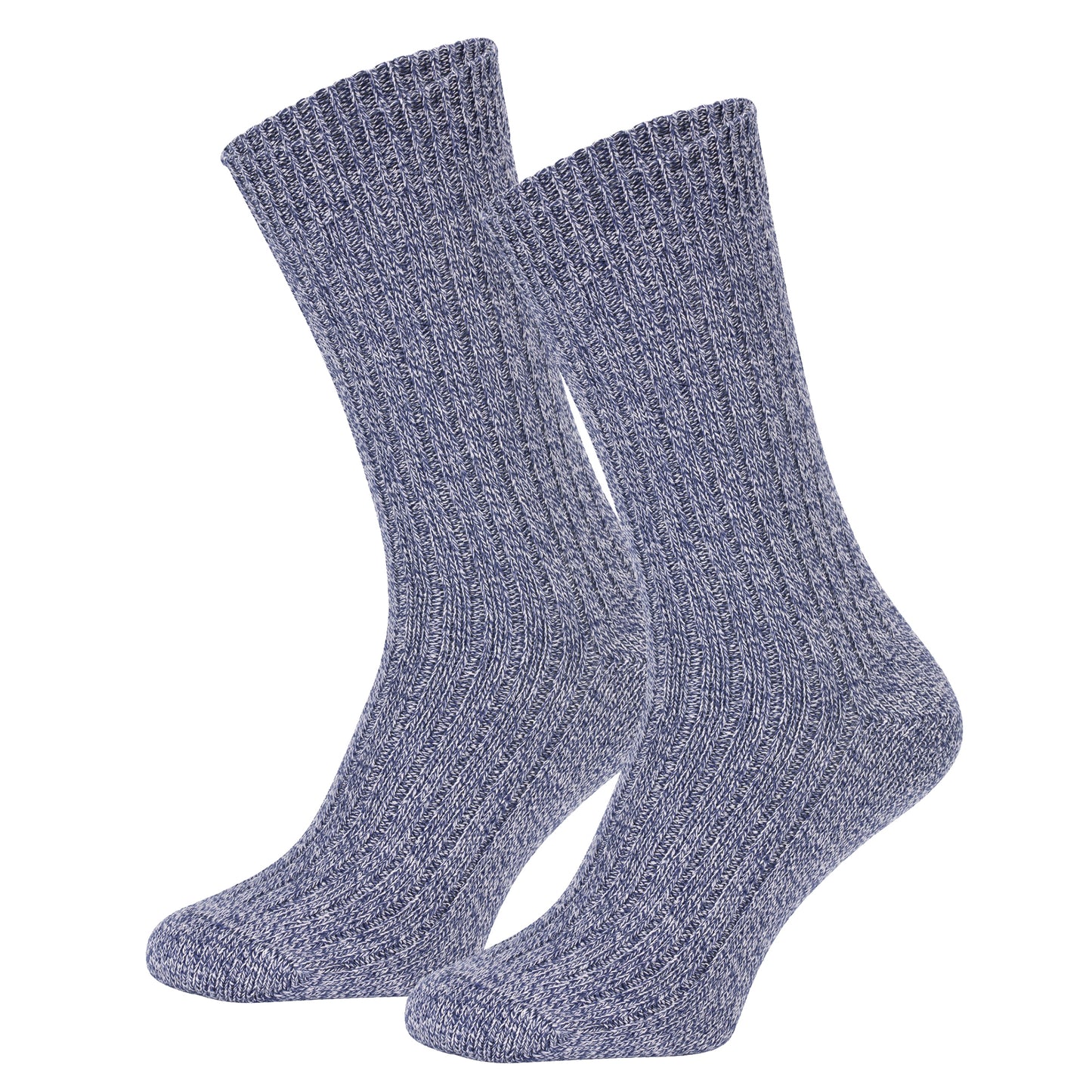 Grobstrick Rippsocken Biobaumwolle
