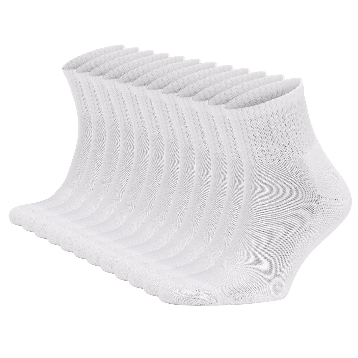 Kurze Terry Tennissocken weiß Frottee
