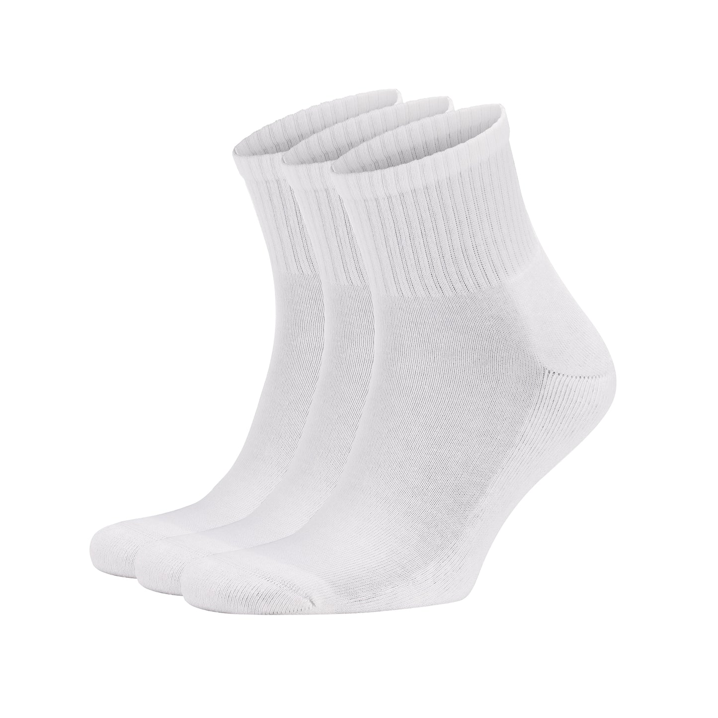 Kurze Terry Tennissocken weiß Frottee