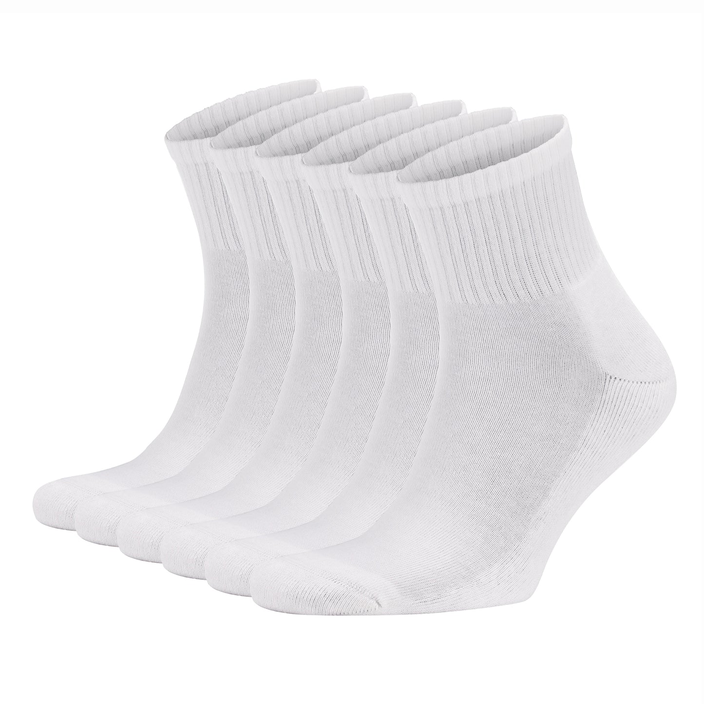 Kurze Terry Tennissocken weiß Frottee