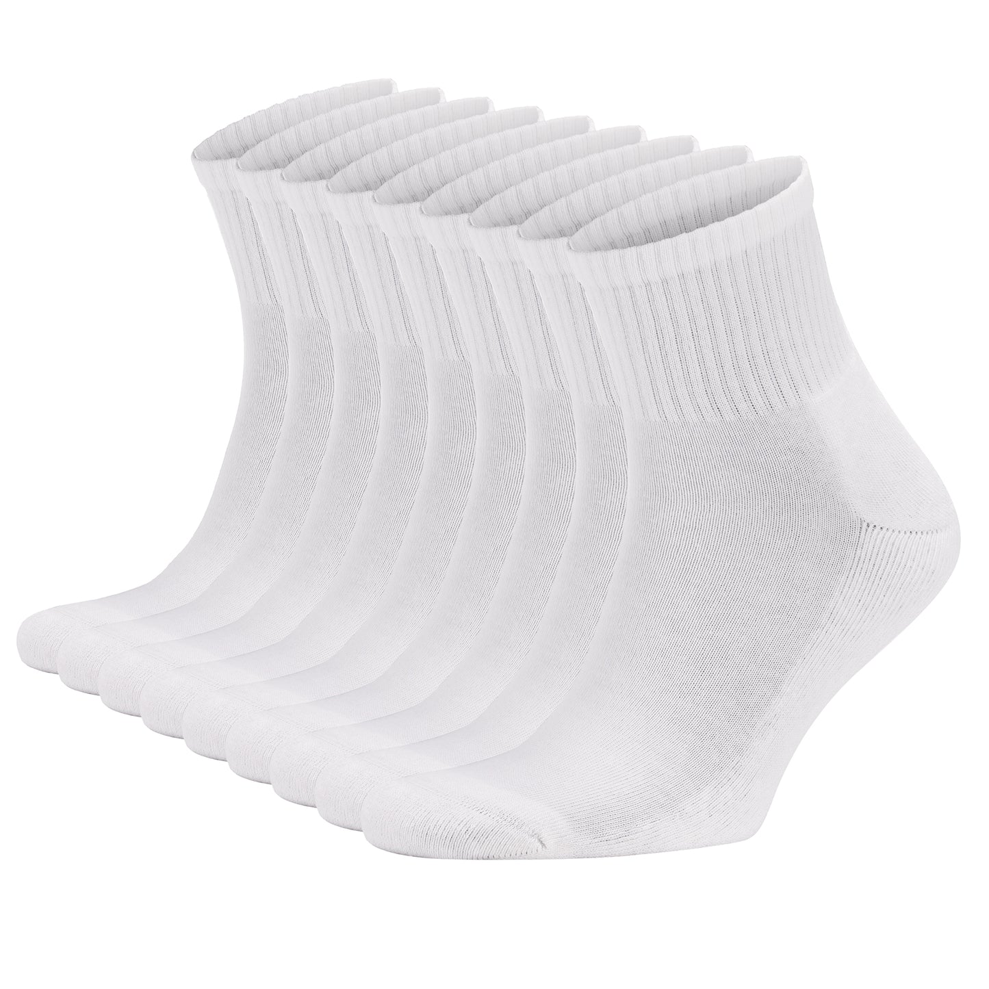 Kurze Terry Tennissocken weiß Frottee