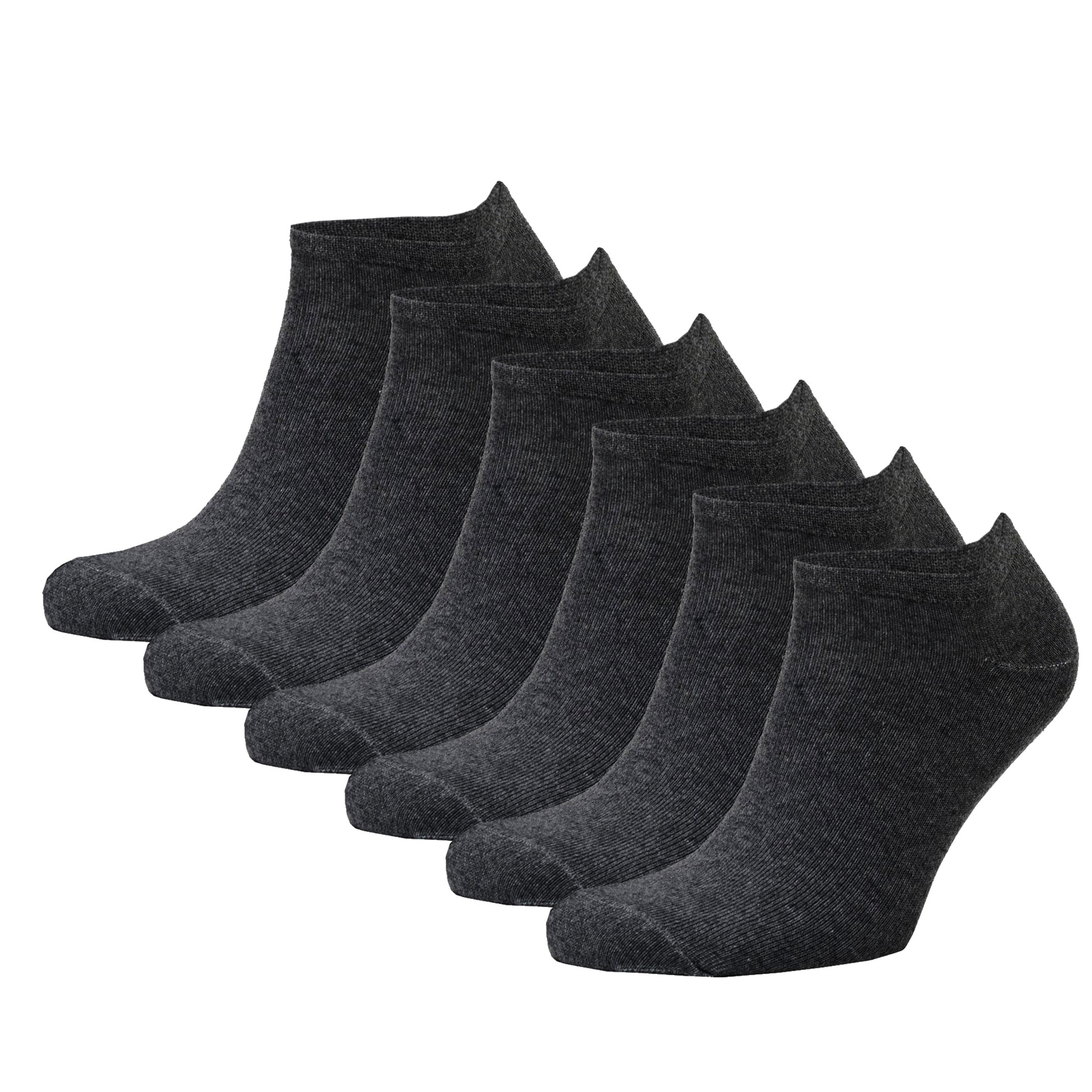 Dunkelgraue Sneakersocken