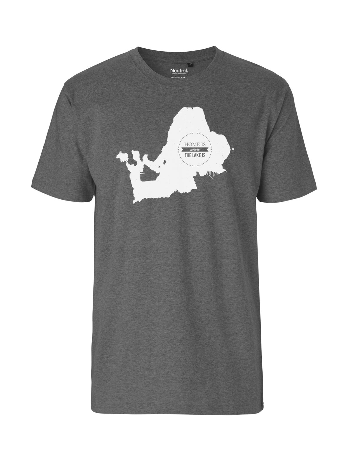 Chiemseemotiv dunkelgrau