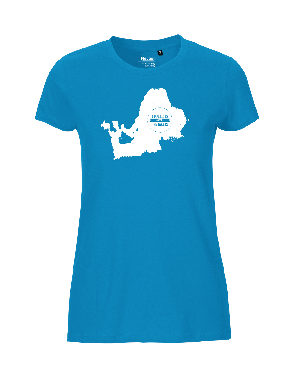 Chiemseemotiv Ladies Fitted T-Shirt sapphire