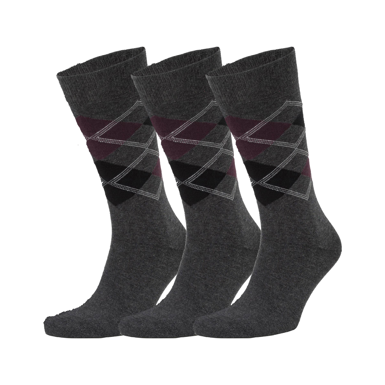 Argyle Pattern Bio-Baumwolle Socken
