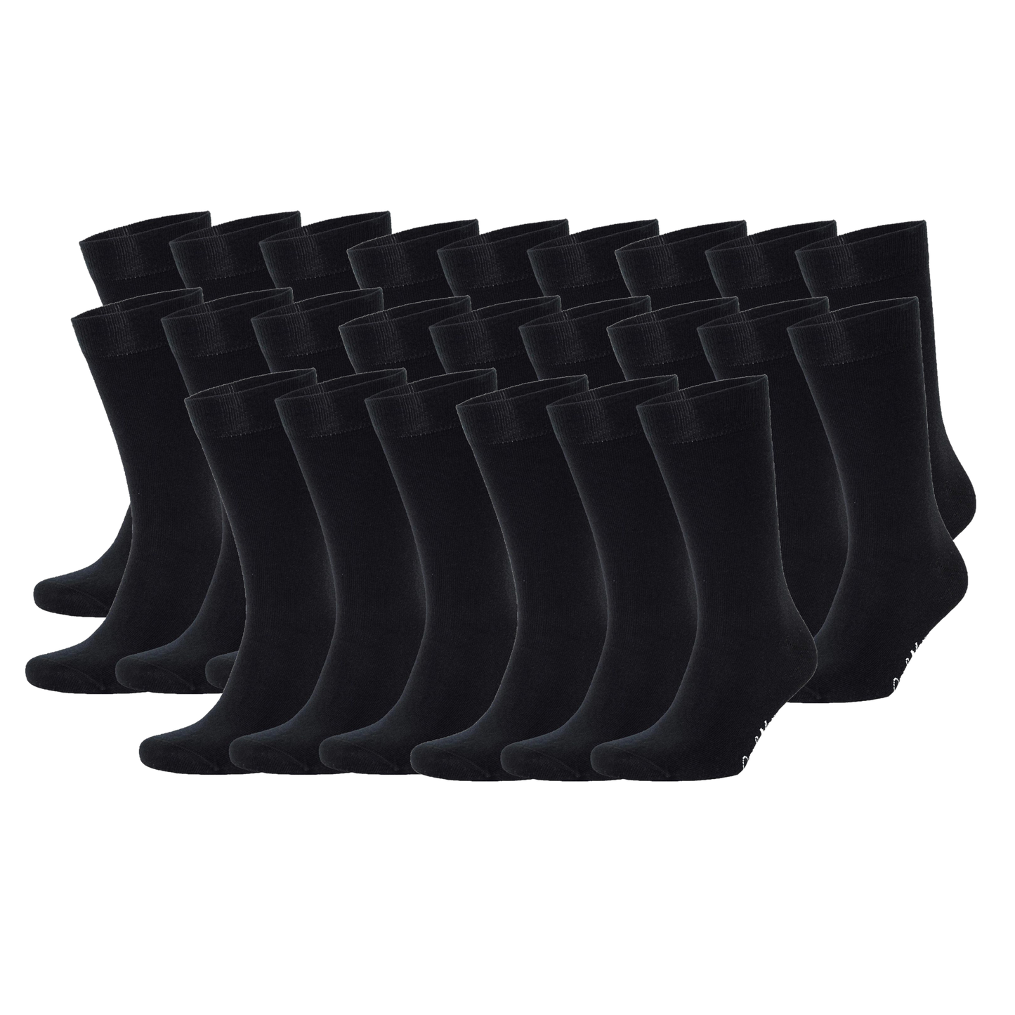 Schwarze Biobaumwollsocken