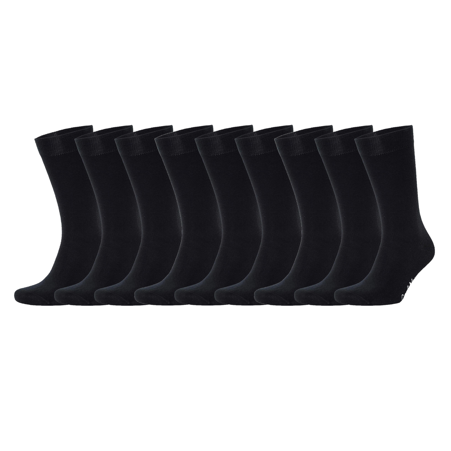Schwarze Biobaumwollsocken