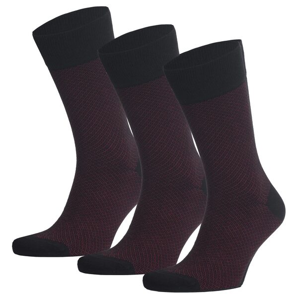 Geometrische Jacquard Biobaumwoll Socken