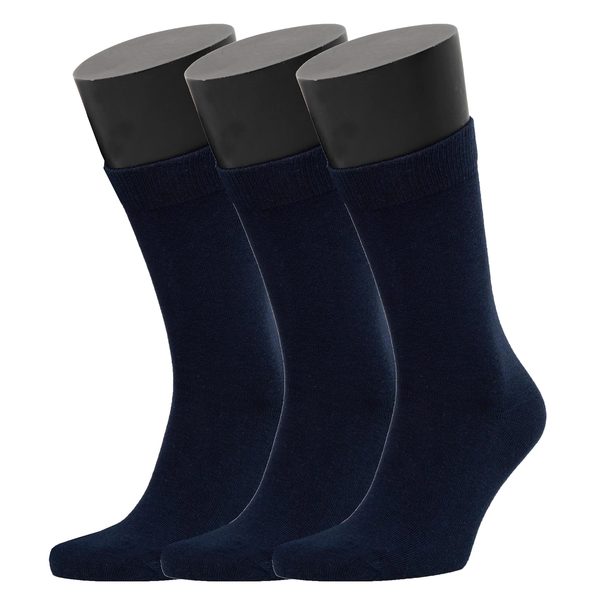 Einfarbige Bio-Baumwolle Socken