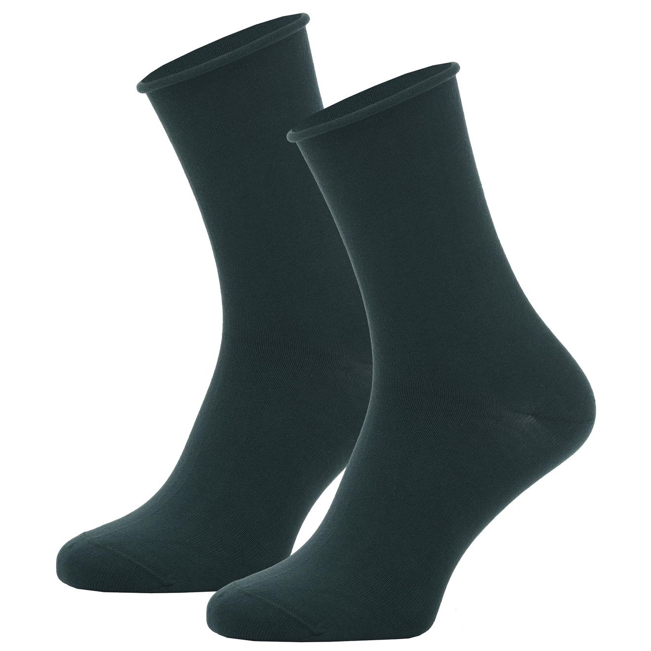 Roll Top Plain Bio-Baumwolle Rollsocken