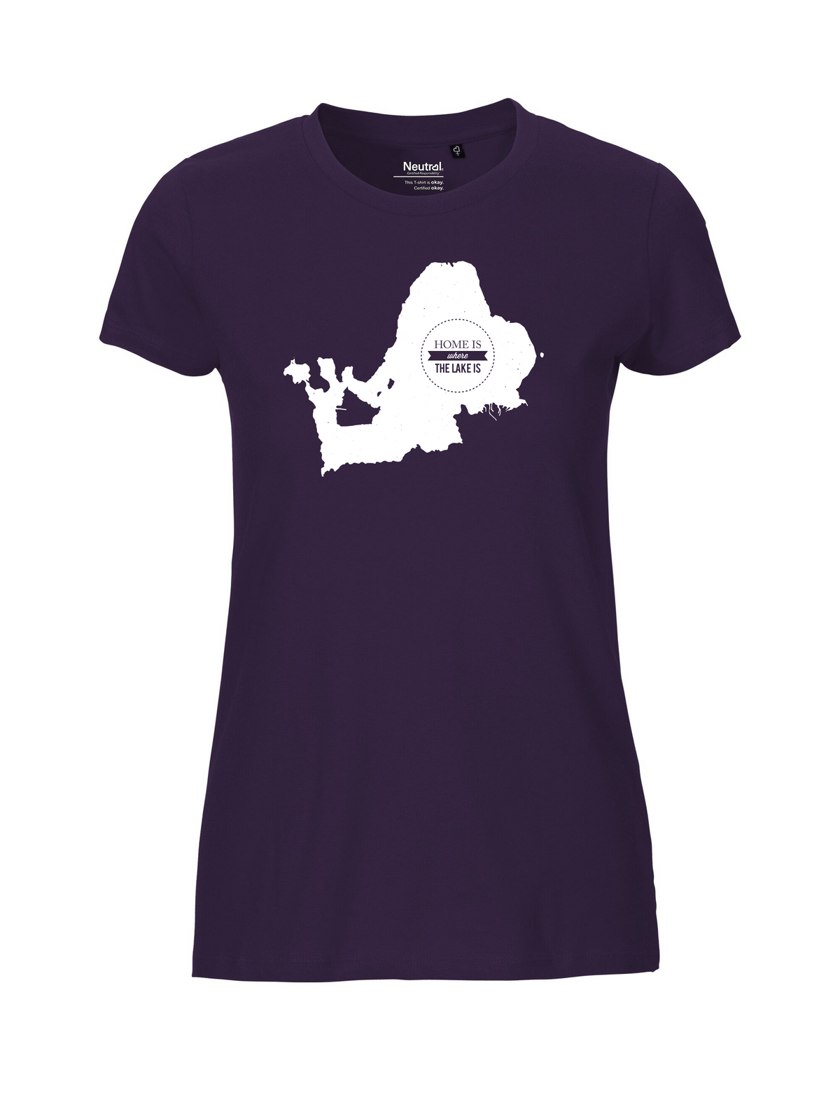 Chiemseemotiv Ladies Fitted T-Shirt purple