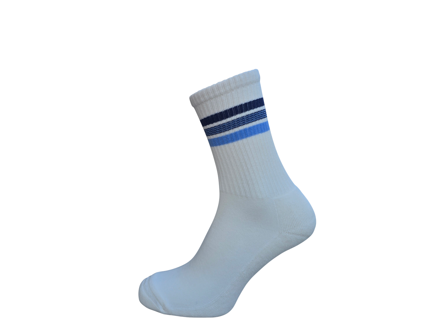 Weiße Cotton Spilaer Retro-Tennissocken – Nachhaltiger Premium-Komfort im Skater-Look