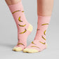 Socks Sigtuna Bananas Pink