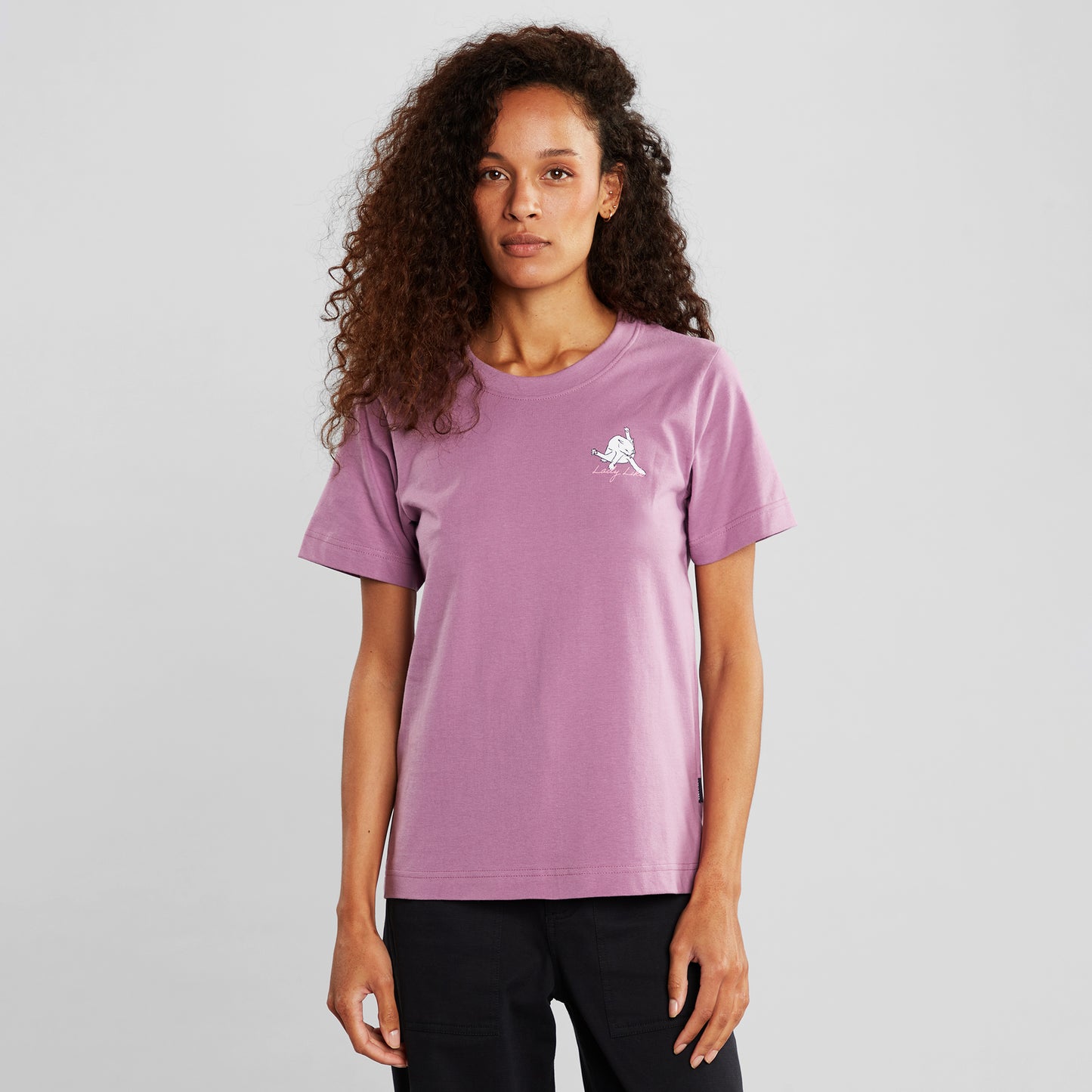 T-shirt Mysen Lady Like Dusty Purple
