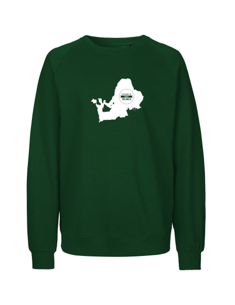 Chiemseemotiv Sweater unisex dunkelgrün