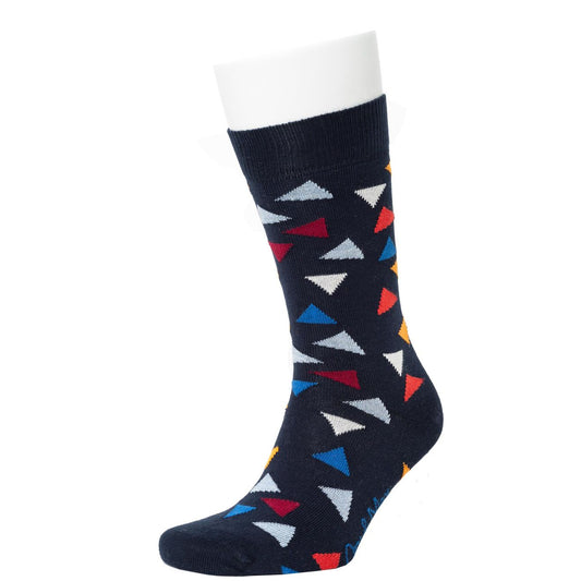 Triangle Pattern Bio-Baumwolle Socken