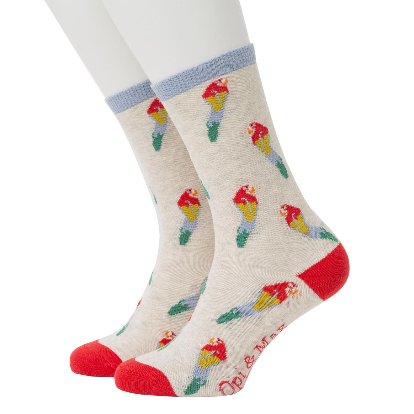 Parrot Pattern Socken aus Bio-Baumwolle