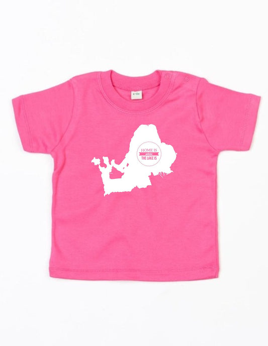 Chiemsee Motiv Baby T-Shirt pink