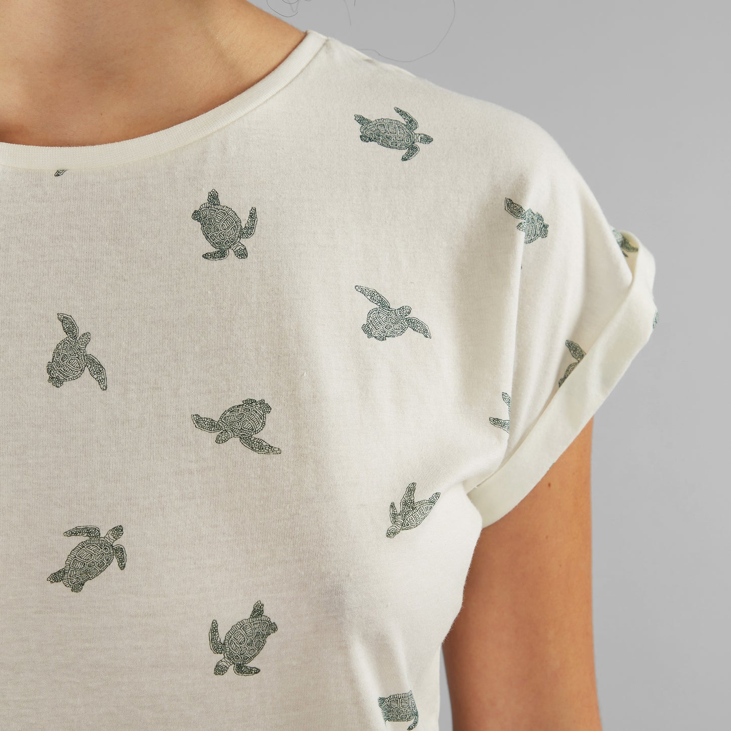 T-Shirt Visby Sea Turtles off-white