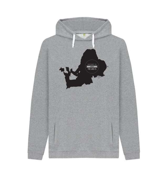 Chiemsee Motiv Hoodie grey black