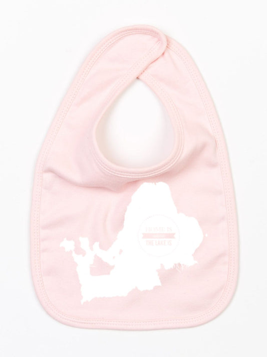 Organic Chiemsee Motiv Lätzchen babypink