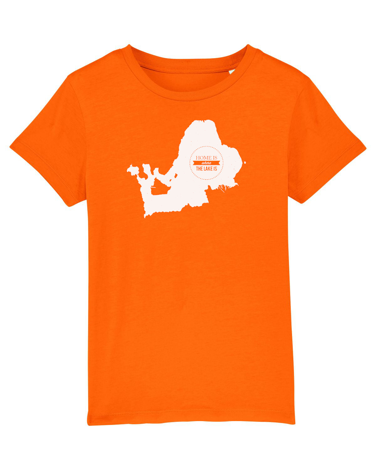 Chiemseemotiv Kinder Shirt orange