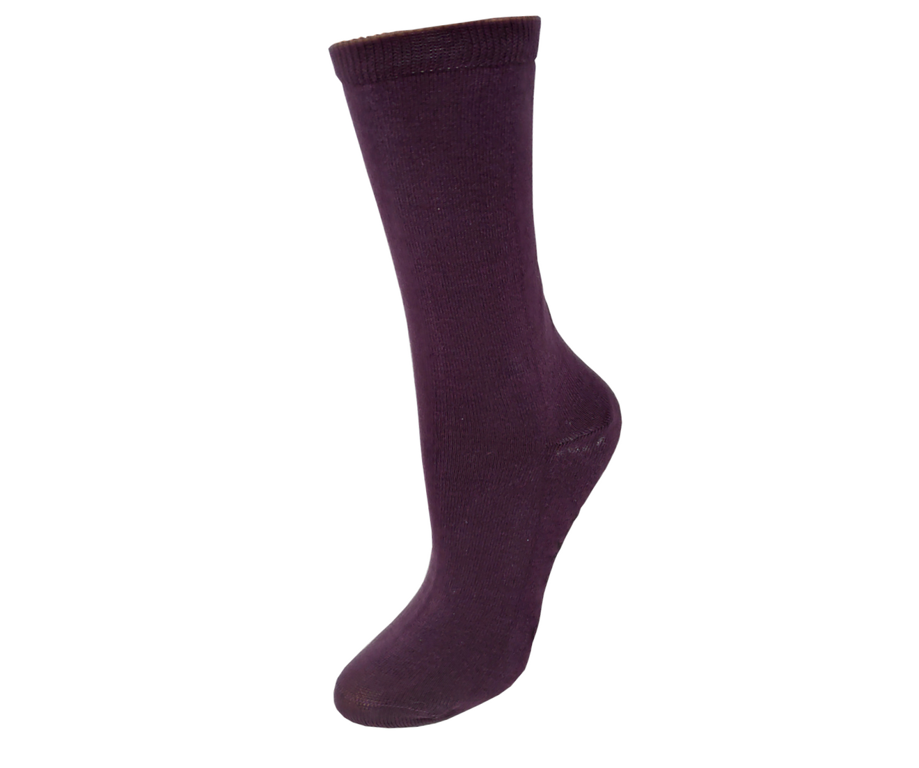 Einfarbige Bio-Baumwolle Socken